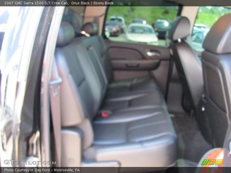 Onyx Black / Ebony Black 2007 GMC Sierra 1500 SLT Crew Cab