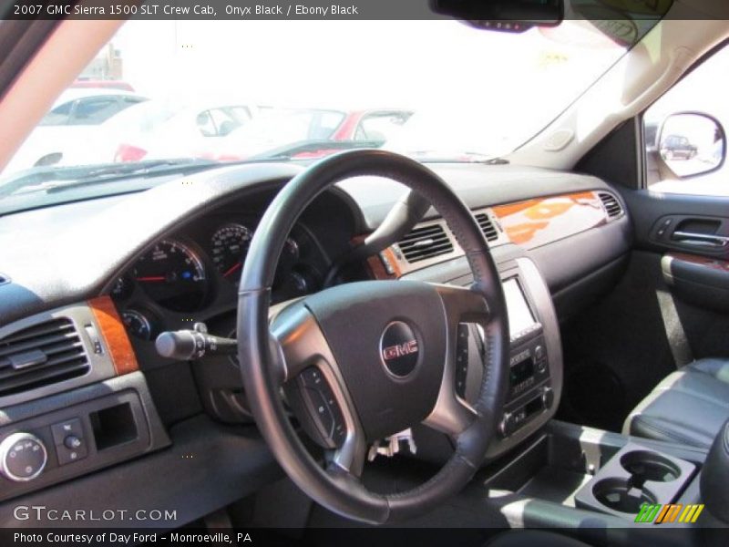 Onyx Black / Ebony Black 2007 GMC Sierra 1500 SLT Crew Cab