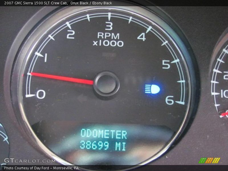 Onyx Black / Ebony Black 2007 GMC Sierra 1500 SLT Crew Cab
