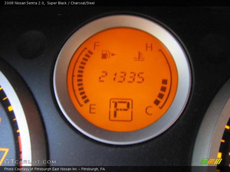 Super Black / Charcoal/Steel 2008 Nissan Sentra 2.0