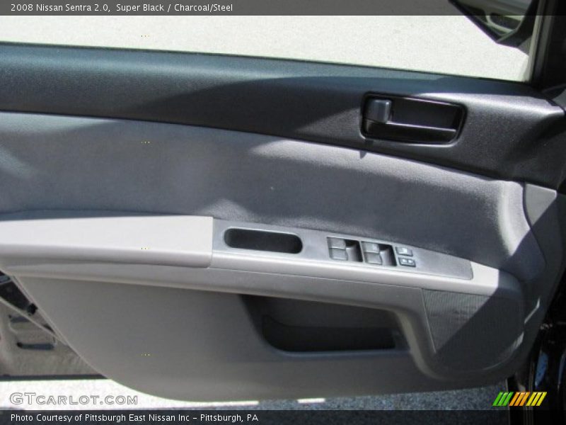 Super Black / Charcoal/Steel 2008 Nissan Sentra 2.0