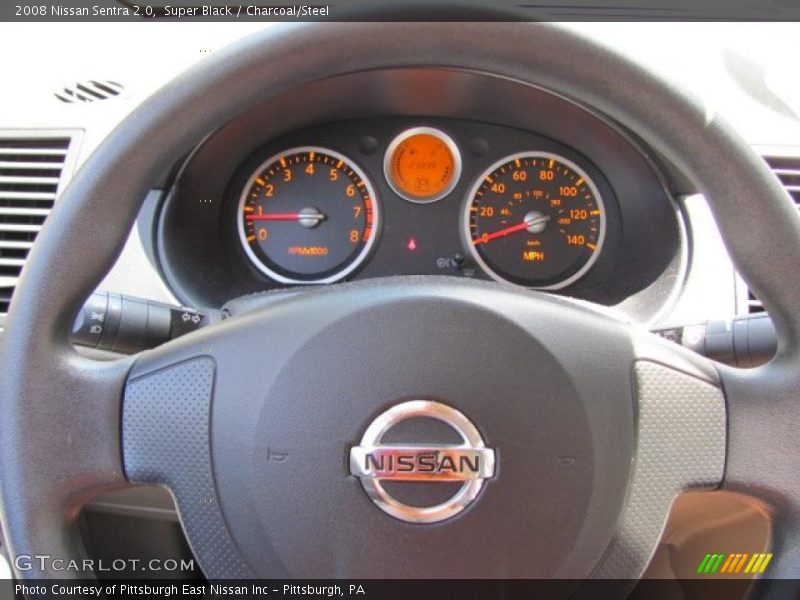 Super Black / Charcoal/Steel 2008 Nissan Sentra 2.0