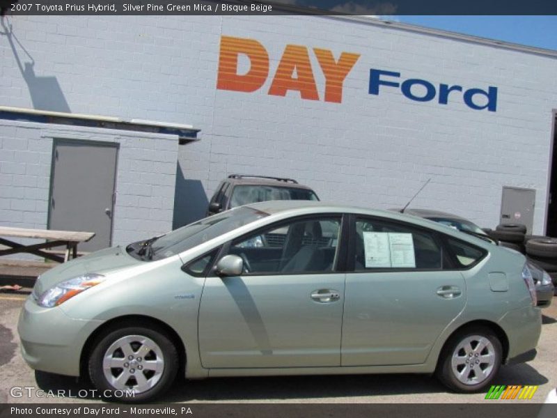 Silver Pine Green Mica / Bisque Beige 2007 Toyota Prius Hybrid