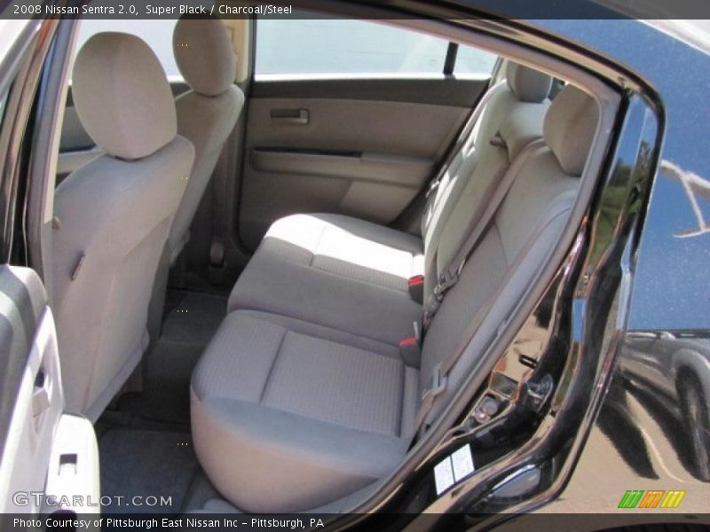 Super Black / Charcoal/Steel 2008 Nissan Sentra 2.0