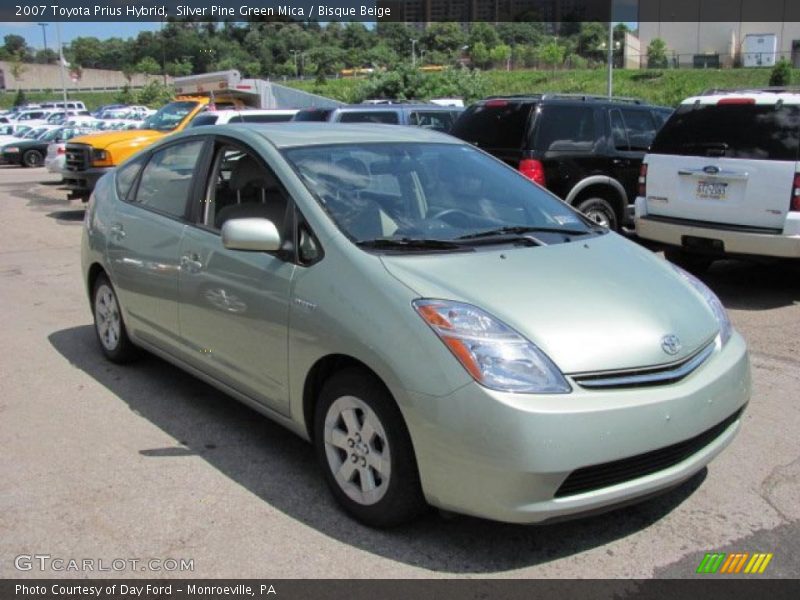 Silver Pine Green Mica / Bisque Beige 2007 Toyota Prius Hybrid