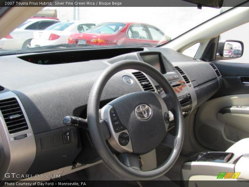 Silver Pine Green Mica / Bisque Beige 2007 Toyota Prius Hybrid