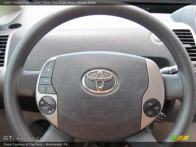 Silver Pine Green Mica / Bisque Beige 2007 Toyota Prius Hybrid