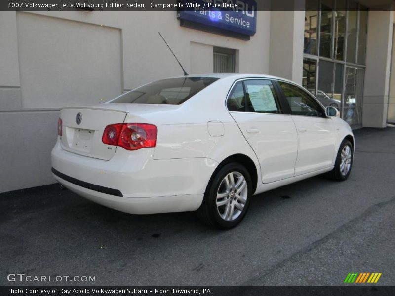 Campanella White / Pure Beige 2007 Volkswagen Jetta Wolfsburg Edition Sedan