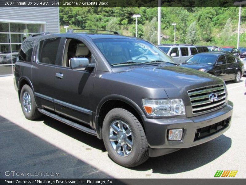 Silver Graphite / Graphite Black 2007 Infiniti QX 56 4WD