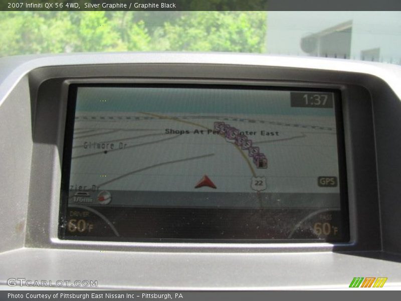Silver Graphite / Graphite Black 2007 Infiniti QX 56 4WD