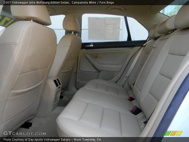 Campanella White / Pure Beige 2007 Volkswagen Jetta Wolfsburg Edition Sedan