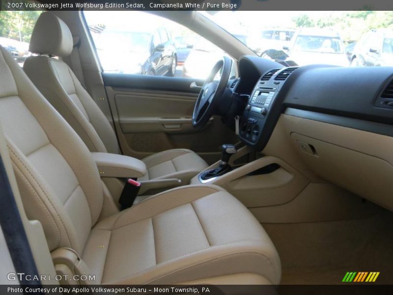 Campanella White / Pure Beige 2007 Volkswagen Jetta Wolfsburg Edition Sedan