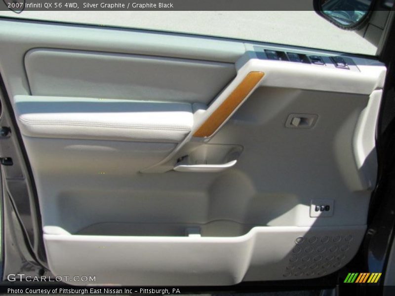 Silver Graphite / Graphite Black 2007 Infiniti QX 56 4WD