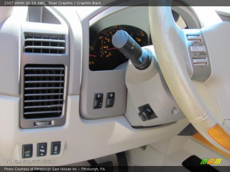 Silver Graphite / Graphite Black 2007 Infiniti QX 56 4WD