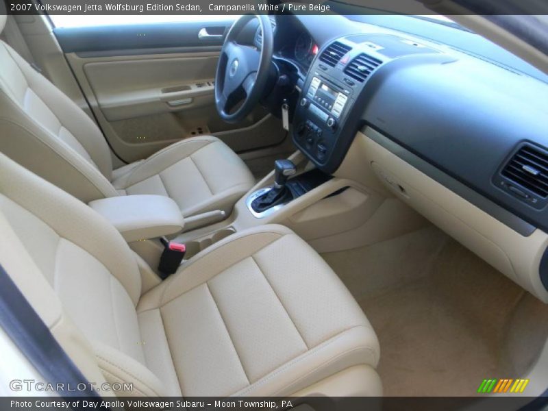 Campanella White / Pure Beige 2007 Volkswagen Jetta Wolfsburg Edition Sedan