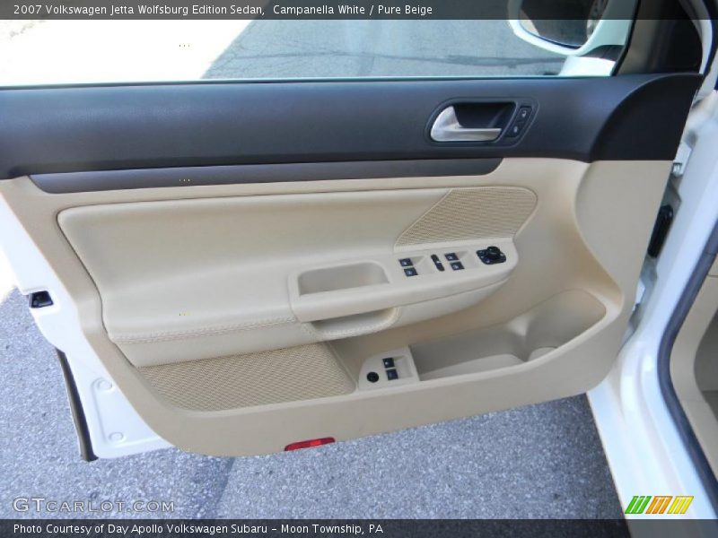 Campanella White / Pure Beige 2007 Volkswagen Jetta Wolfsburg Edition Sedan