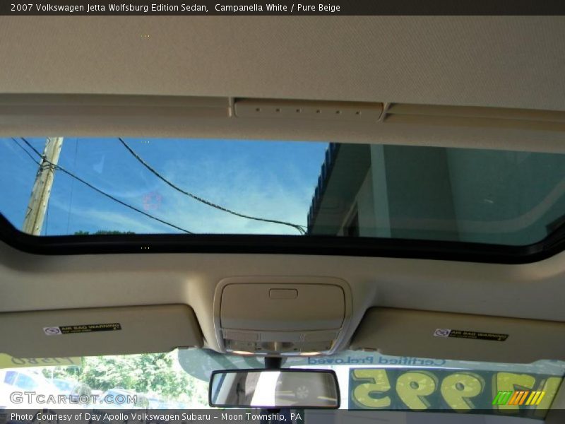 Campanella White / Pure Beige 2007 Volkswagen Jetta Wolfsburg Edition Sedan