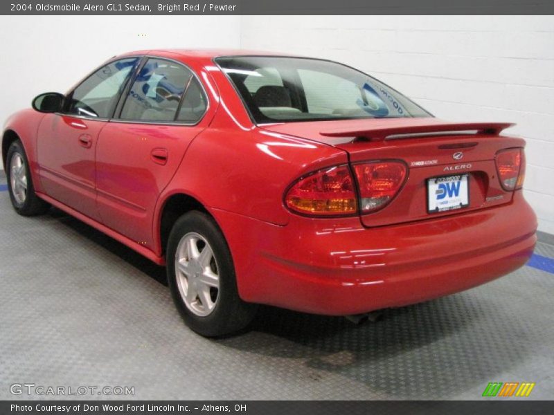 Bright Red / Pewter 2004 Oldsmobile Alero GL1 Sedan