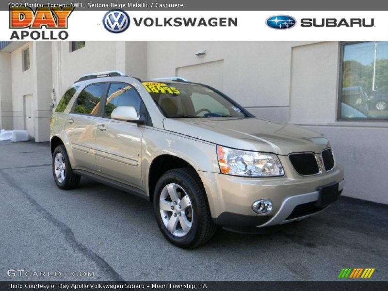 Sedona Beige Metallic / Cashmere 2007 Pontiac Torrent AWD