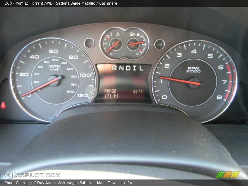 Sedona Beige Metallic / Cashmere 2007 Pontiac Torrent AWD