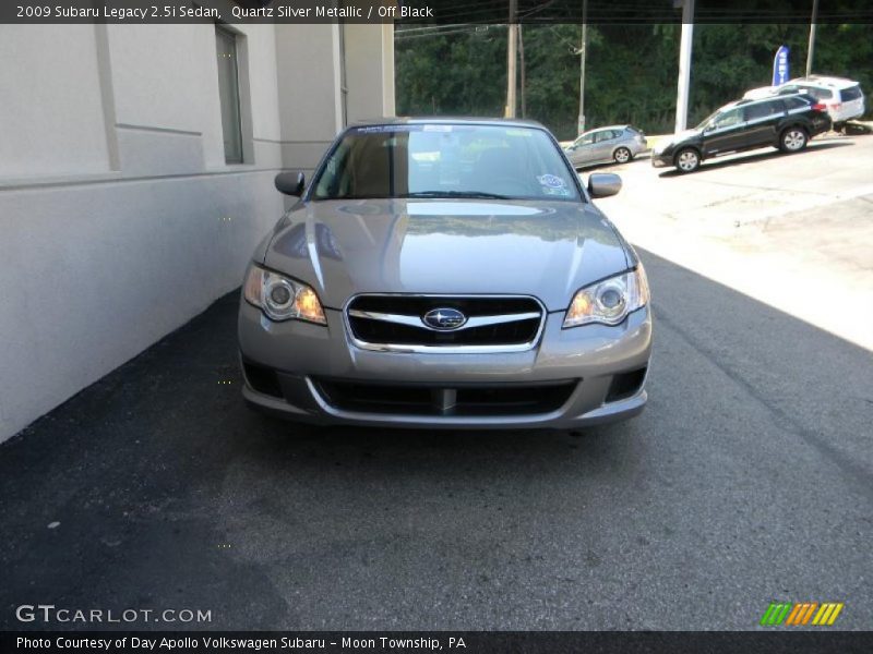 Quartz Silver Metallic / Off Black 2009 Subaru Legacy 2.5i Sedan