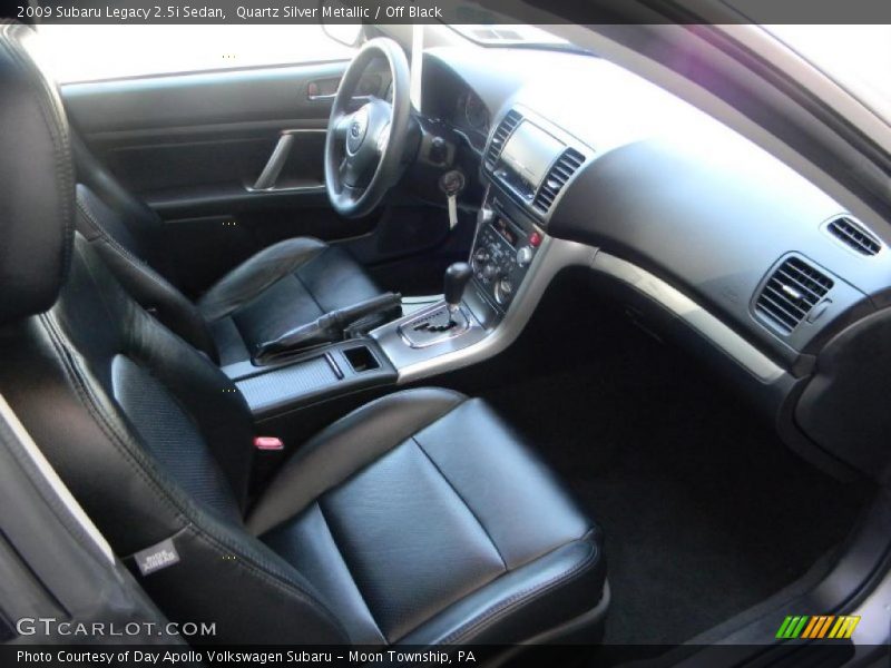 Quartz Silver Metallic / Off Black 2009 Subaru Legacy 2.5i Sedan