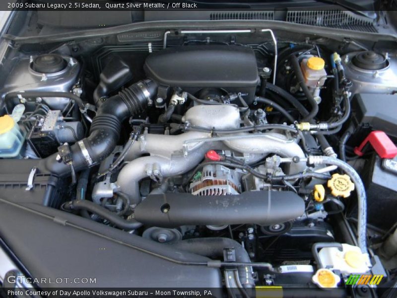 Quartz Silver Metallic / Off Black 2009 Subaru Legacy 2.5i Sedan