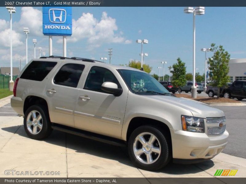 Gold Mist Metallic / Ebony 2007 Chevrolet Tahoe LT