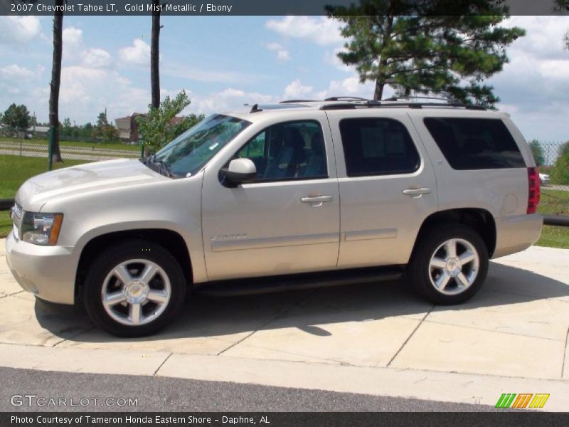 Gold Mist Metallic / Ebony 2007 Chevrolet Tahoe LT