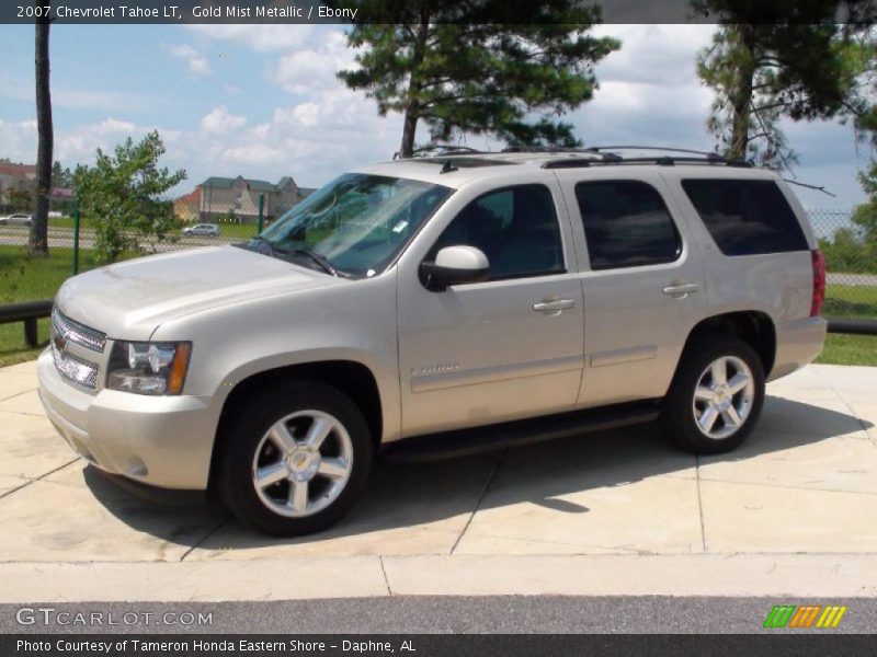 Gold Mist Metallic / Ebony 2007 Chevrolet Tahoe LT