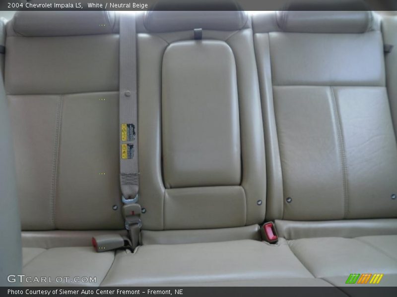 White / Neutral Beige 2004 Chevrolet Impala LS