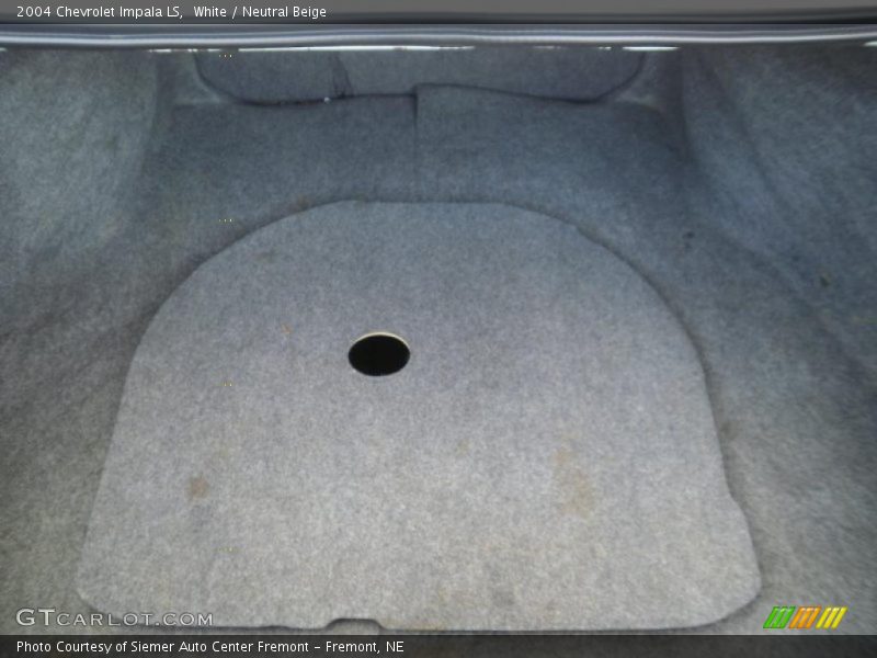 White / Neutral Beige 2004 Chevrolet Impala LS