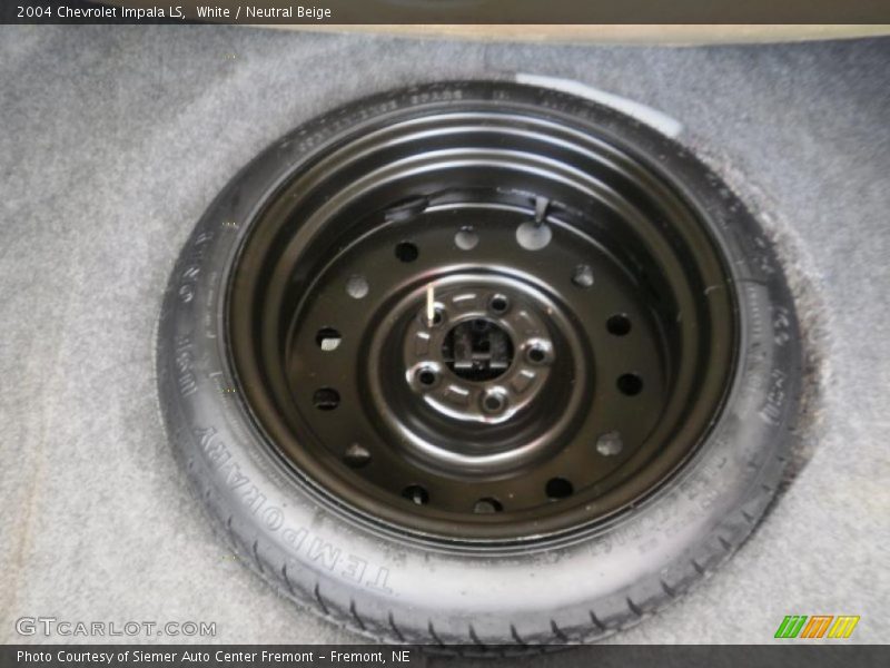 White / Neutral Beige 2004 Chevrolet Impala LS