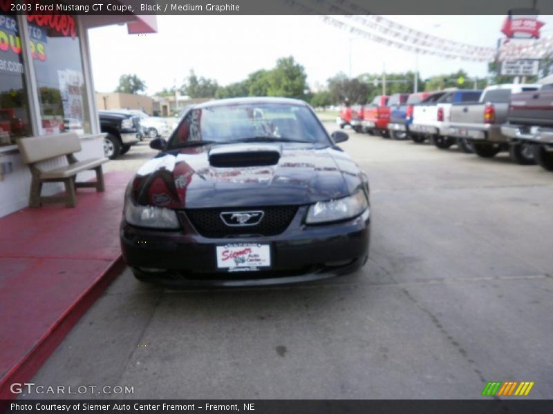 Black / Medium Graphite 2003 Ford Mustang GT Coupe