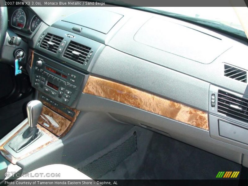 Monaco Blue Metallic / Sand Beige 2007 BMW X3 3.0si