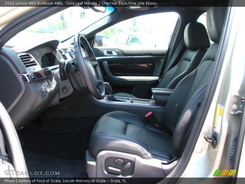 Gold Leaf Metallic / Charcoal Black/Fine Line Ebony 2010 Lincoln MKS EcoBoost AWD