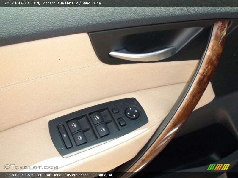 Monaco Blue Metallic / Sand Beige 2007 BMW X3 3.0si
