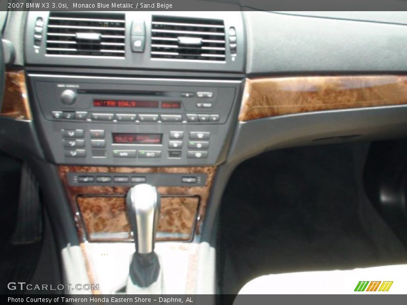 Monaco Blue Metallic / Sand Beige 2007 BMW X3 3.0si