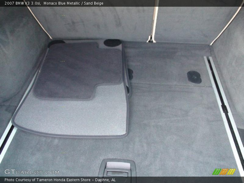 Monaco Blue Metallic / Sand Beige 2007 BMW X3 3.0si