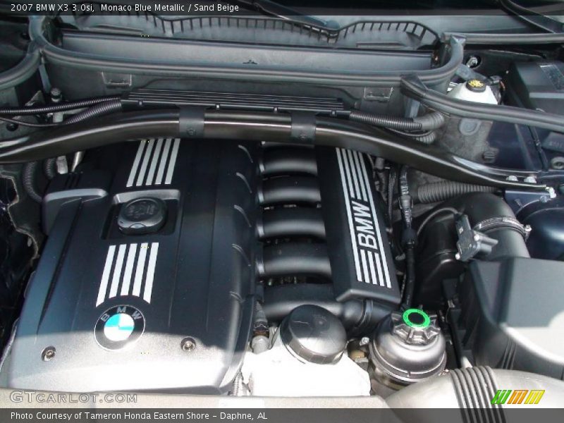Monaco Blue Metallic / Sand Beige 2007 BMW X3 3.0si