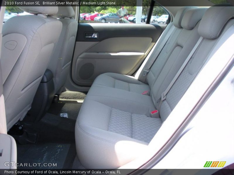 Brilliant Silver Metallic / Medium Light Stone 2010 Ford Fusion SE