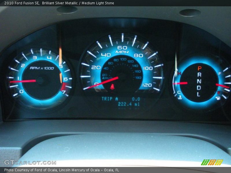 Brilliant Silver Metallic / Medium Light Stone 2010 Ford Fusion SE