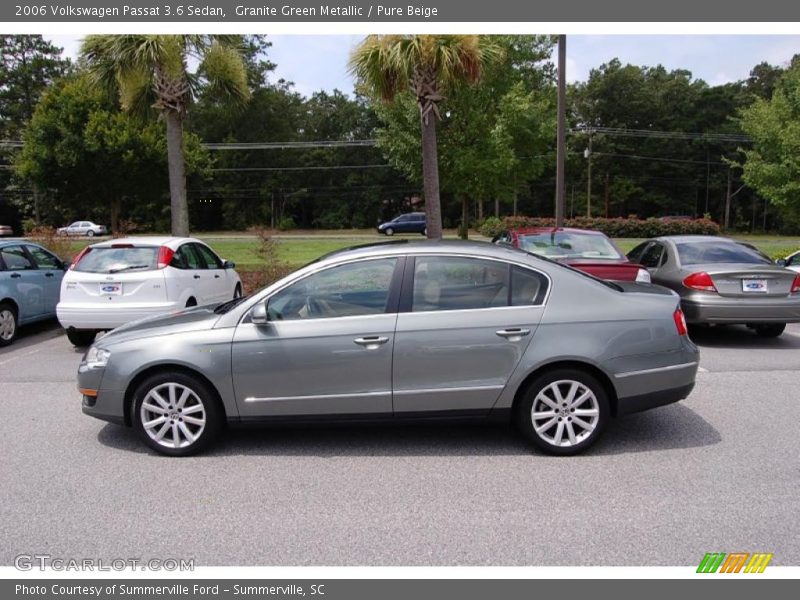 Granite Green Metallic / Pure Beige 2006 Volkswagen Passat 3.6 Sedan