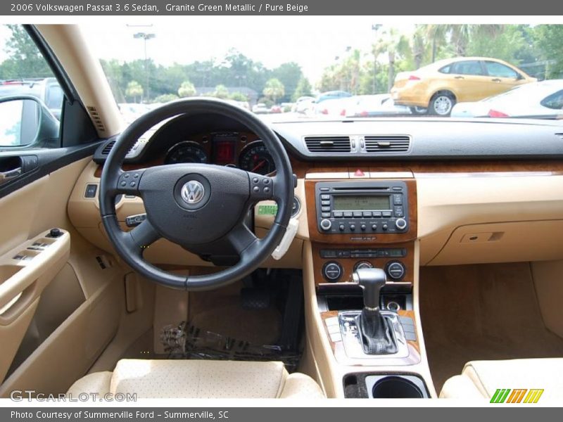 Granite Green Metallic / Pure Beige 2006 Volkswagen Passat 3.6 Sedan