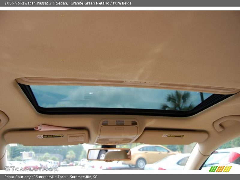 Granite Green Metallic / Pure Beige 2006 Volkswagen Passat 3.6 Sedan