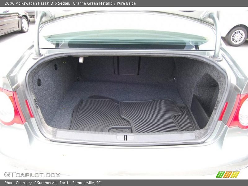 Granite Green Metallic / Pure Beige 2006 Volkswagen Passat 3.6 Sedan