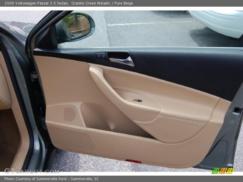 Granite Green Metallic / Pure Beige 2006 Volkswagen Passat 3.6 Sedan
