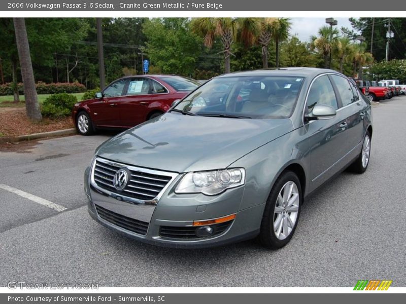 Granite Green Metallic / Pure Beige 2006 Volkswagen Passat 3.6 Sedan