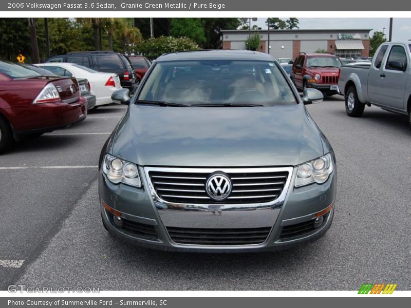 Granite Green Metallic / Pure Beige 2006 Volkswagen Passat 3.6 Sedan
