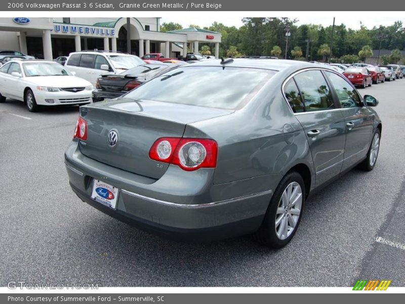 Granite Green Metallic / Pure Beige 2006 Volkswagen Passat 3.6 Sedan